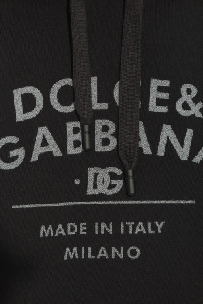 Dolce & Gabbana Cropped hoodie with logo