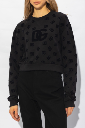Dolce & Gabbana Sweatshirt with velvet pattern