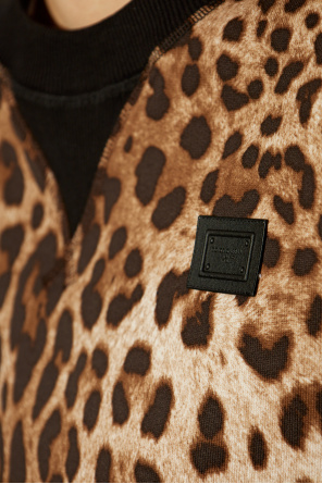 Dolce & Gabbana Sudadera con estampado animal