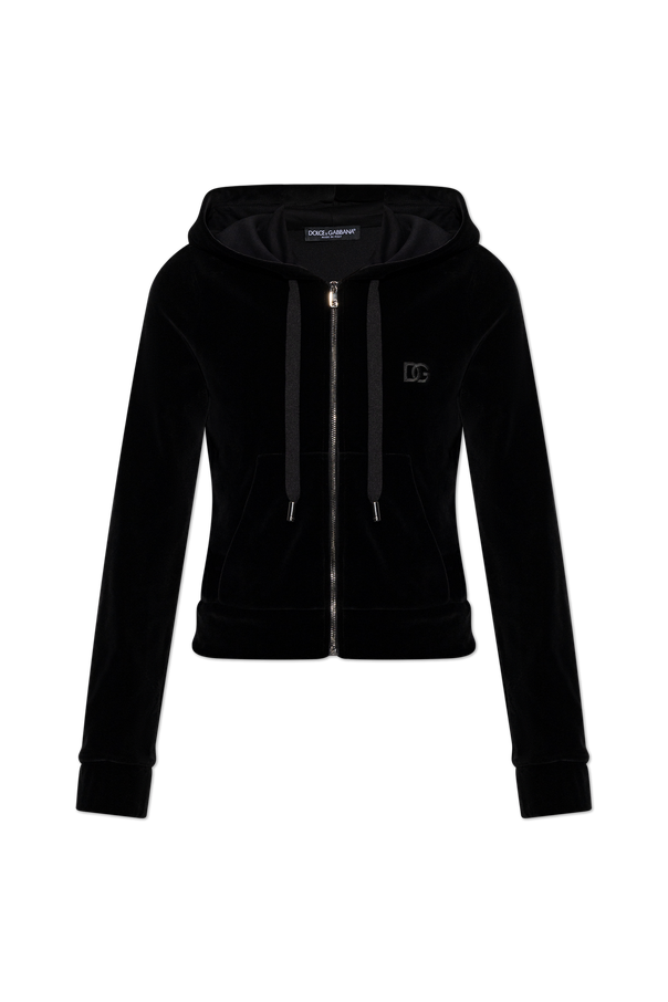 Velvet hoodie od Dolce & Gabbana
