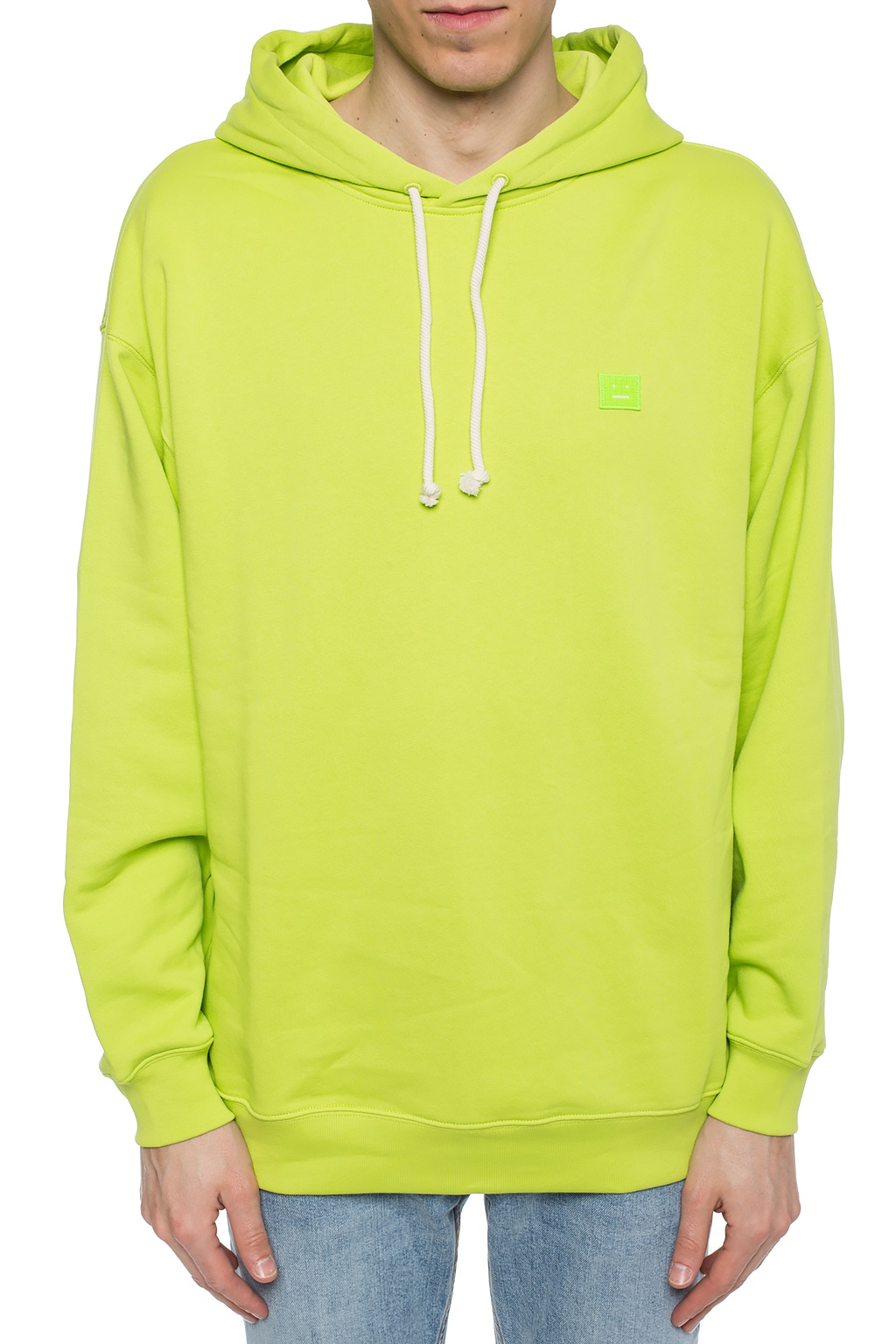 Sweatshirt Acne Studios Face Logo Patch Hooded Sweatshirt CI0119- BLG