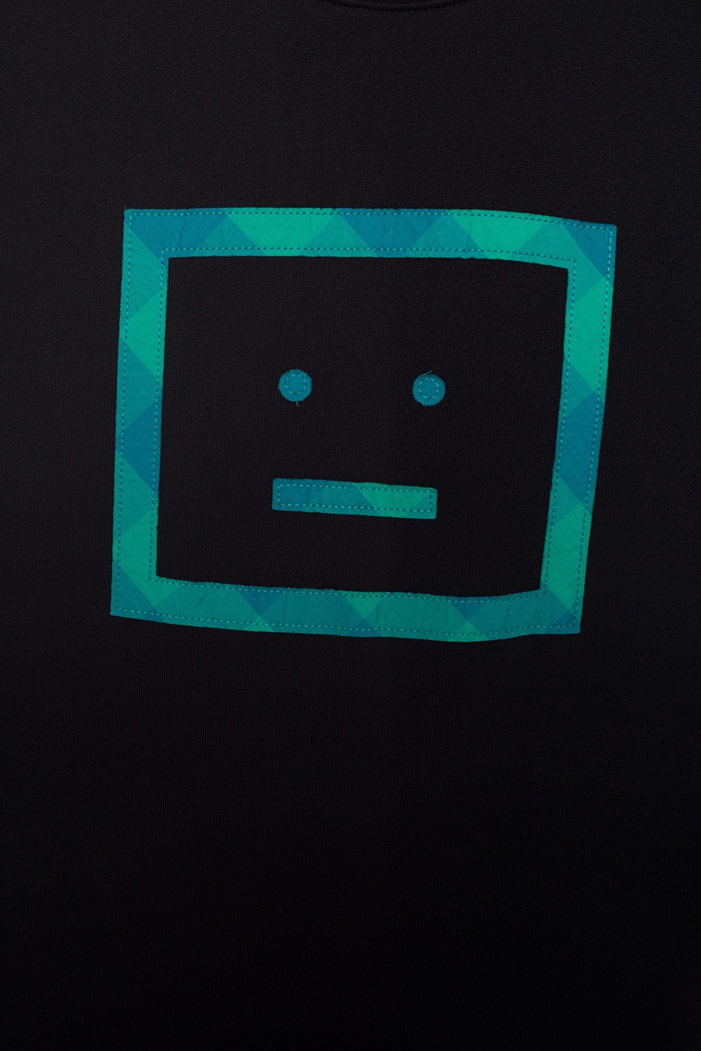 Black Sweatshirt with emoticon motif Acne Studios - Vitkac GB