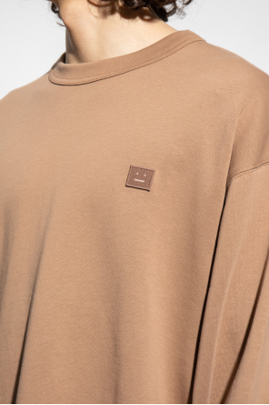 Acne Studios lace logo print hoodie