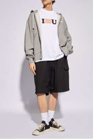 Hoodie with logo patch od Acne Studios