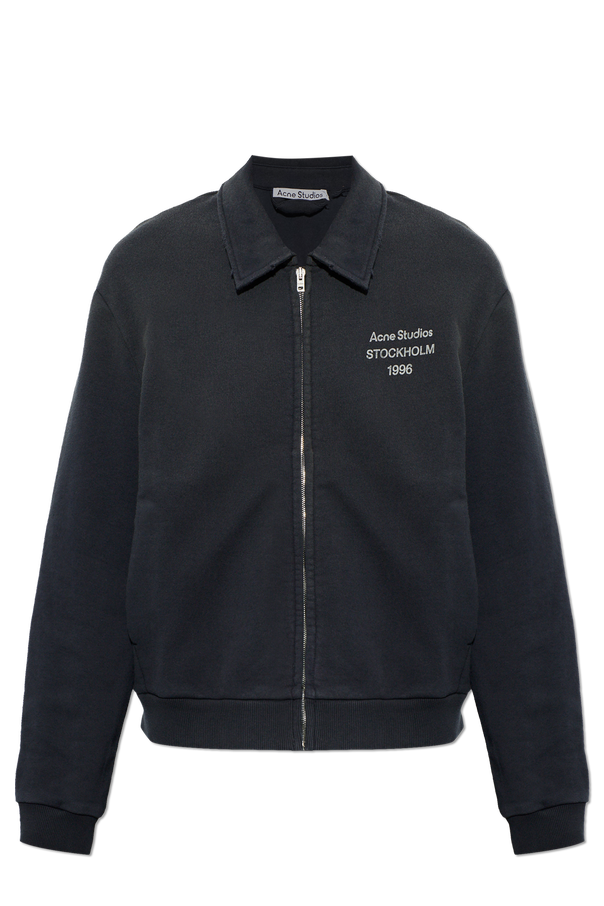 Cotton cardigan with logo od Acne Studios