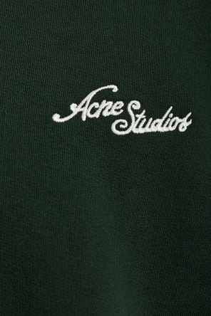 Acne Studios Baumwoll-Sweatshirt mit aufgesticktem Logo