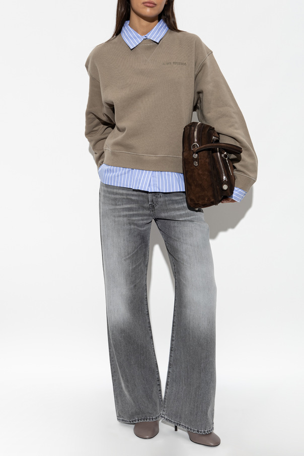 Acne Studios Sweatshirt com motivo de camisa incorporado