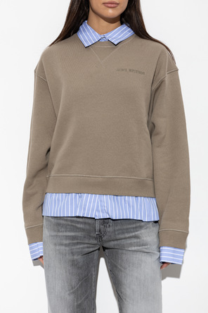 Acne Studios Sweatshirt com motivo de camisa incorporado