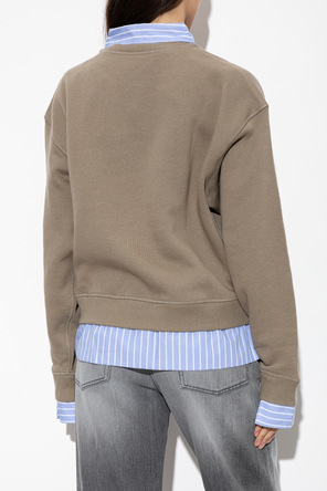 Acne Studios Sweatshirt com motivo de camisa incorporado