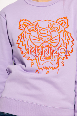Kenzo sweatshirt Perlefarvet with logo