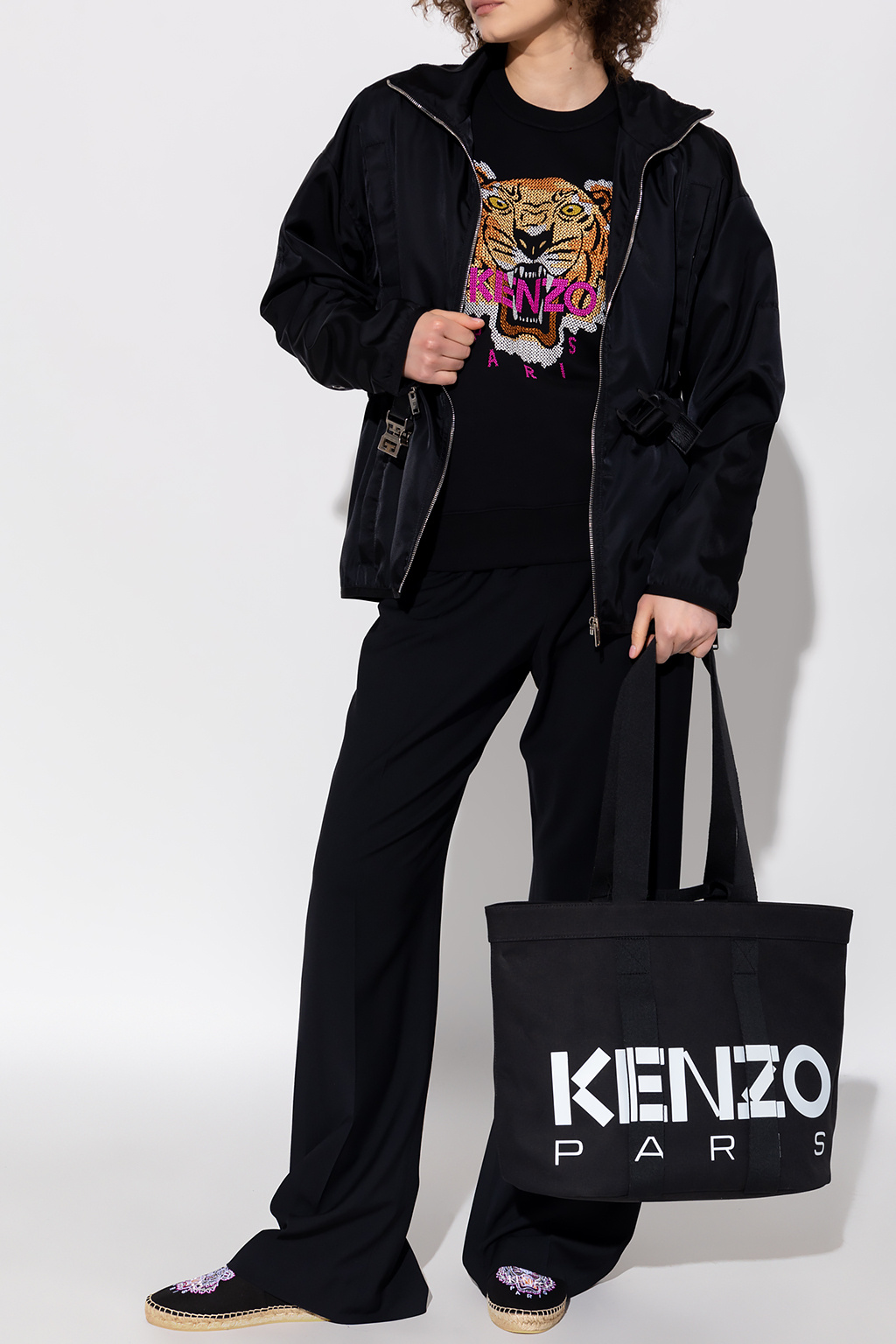 Kenzo printed denim jacket versace jeans couture jacket
