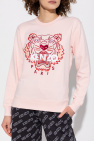 Kenzo petit t-shirt col blanc avec motif au dos