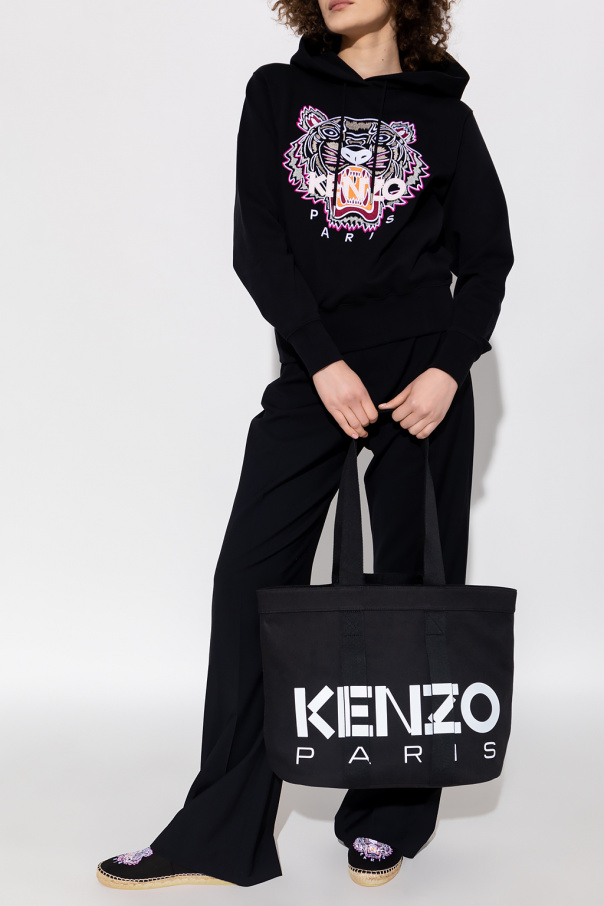 Kenzo Embroidered floral hoodie