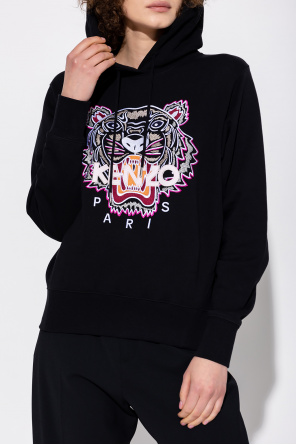 Kenzo Embroidered floral hoodie