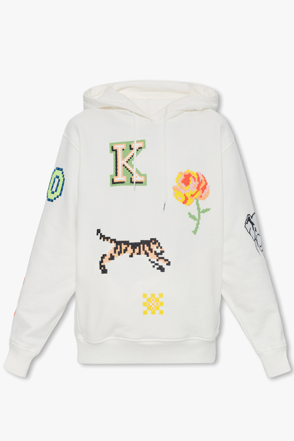 Kenzo Embroidered Hilfiger hoodie