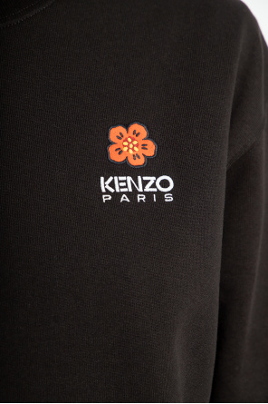 Kenzo T-shirt Col Rond Gris Polo Sport Pour Homme