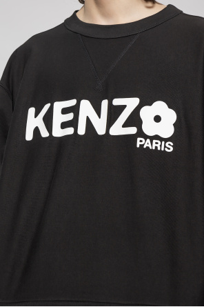 Kenzo water-repelent sweatshirt with logo