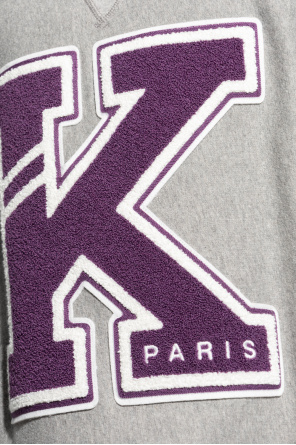 Kenzo sweatshirt preto with patches