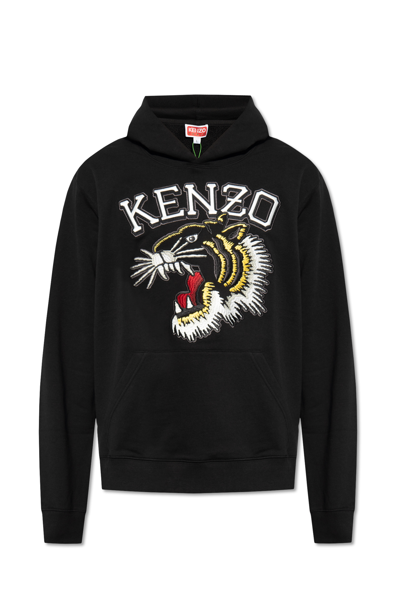 Kenzo Pullover mit Kontrasteinsätzen Gelb