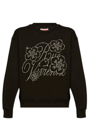 Floral Motif Sweatshirt