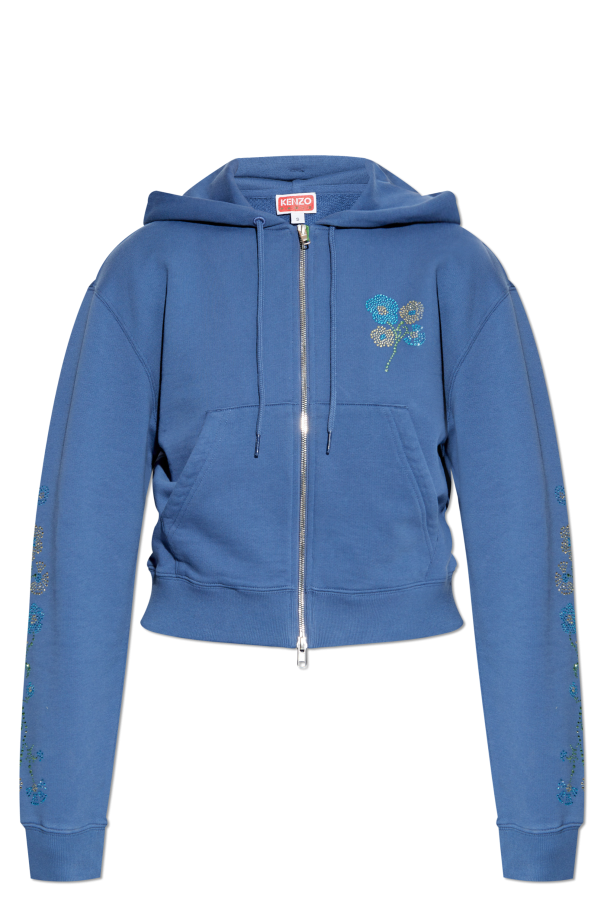 Kenzo Sudadera con capucha y apliques brillantes