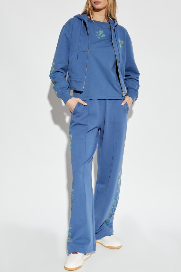 Kenzo Sudadera con capucha y apliques brillantes