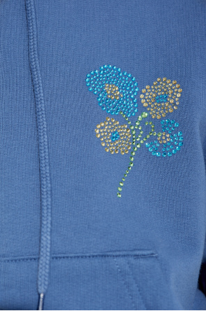 Kenzo Sudadera con capucha y apliques brillantes