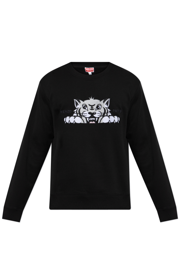 Sweatshirt with a distinctive tiger head od Kenzo