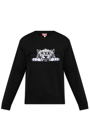 Sweatshirt with a distinctive tiger head