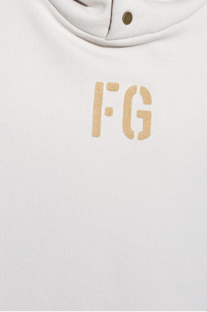 Fear Of God Brown Sweatshirt For Kids With Racket