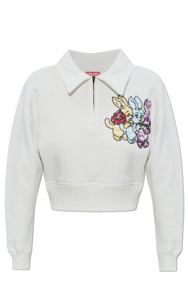 Kenzo Polo with a shimmering applique