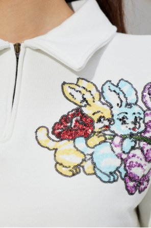 Kenzo Polo with a shimmering applique