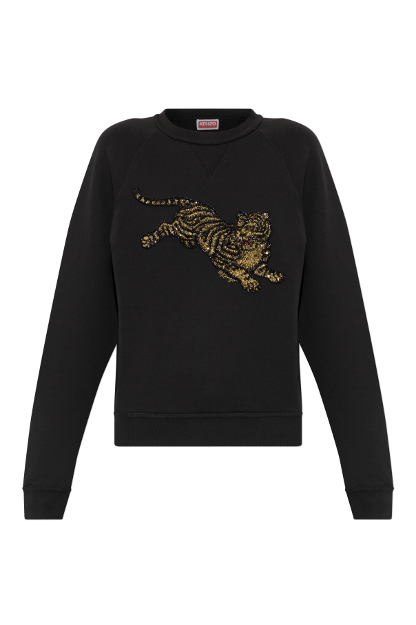 Sweatshirt with shimmering sequins od Kenzo