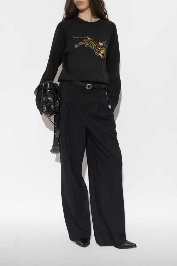 Kenzo Sweatshirt com lantejoulas brilhantes