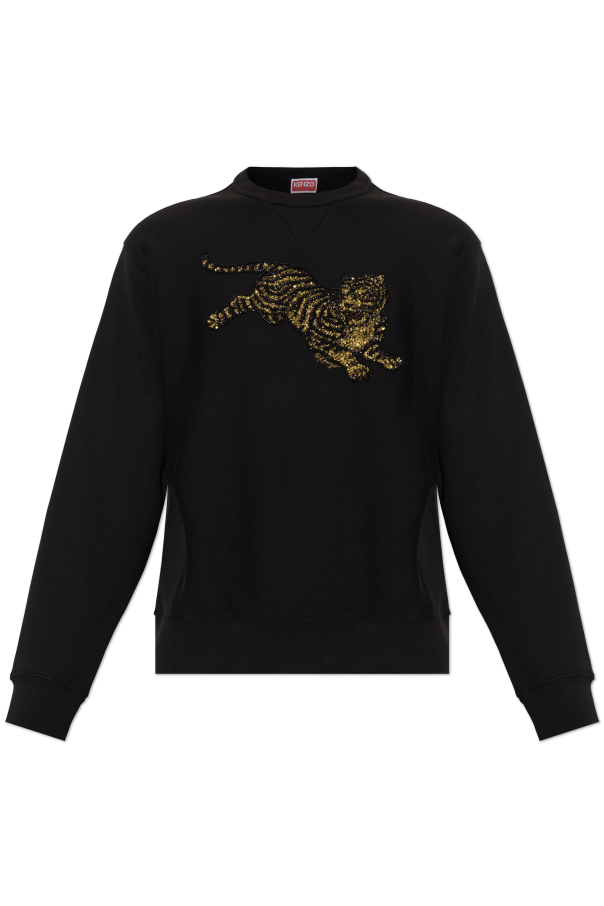 Sweatshirt with shimmering sequins od Kenzo