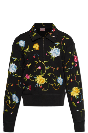 Polo de algodón con motivo floral