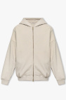 Fear Of God beige Hoodie with logo