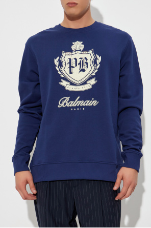 Balmain Sweatshirt mit aufgedrucktem Logo