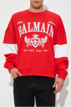 Balmain Sudadera con logo bordado