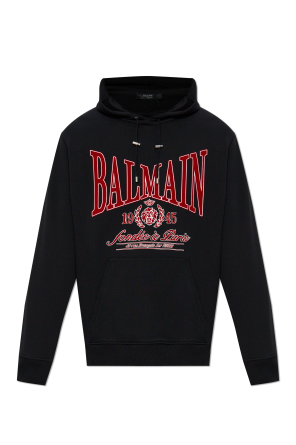 Bluza z logo o aksamitnym wykończeniu