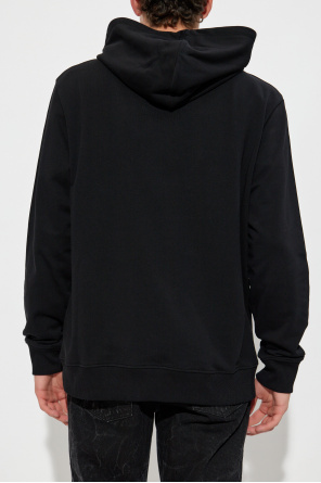 Balmain Sweatshirt with logo and velvet finish