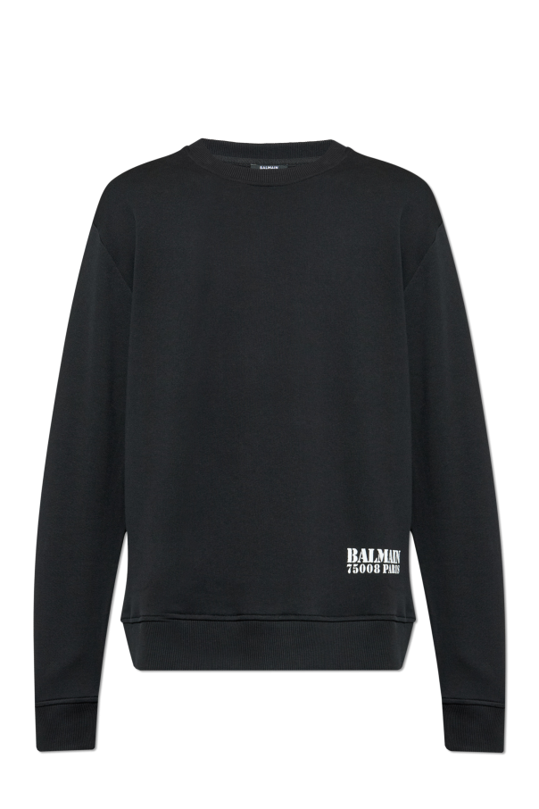 Sweatshirt with printed logo od Balmain