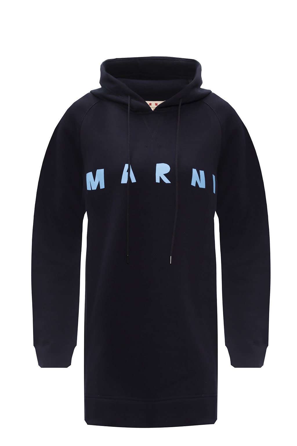 SchaferandweinerShops Italy - Black Long hoodie with logo 