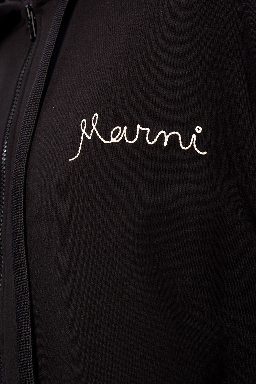 marni foliage Branded hoodie