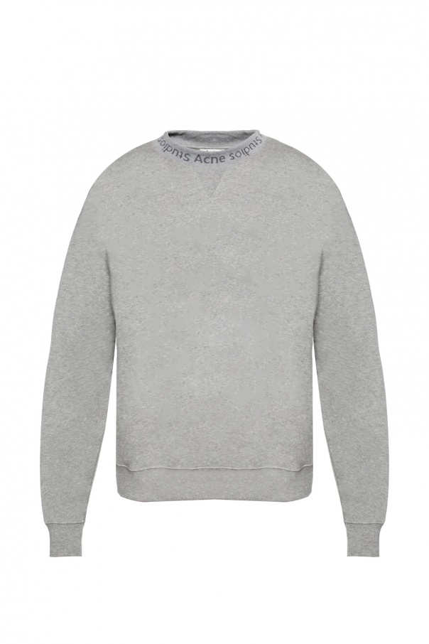 acne studios embroidered cotton sweatshirt