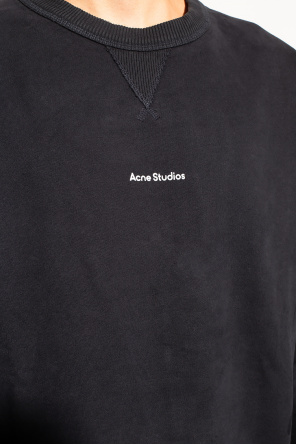 Acne Studios Majestic Filatures round neck short-sleeve T-shirt Nero