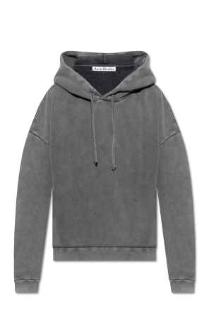 Hoodie with logo patch