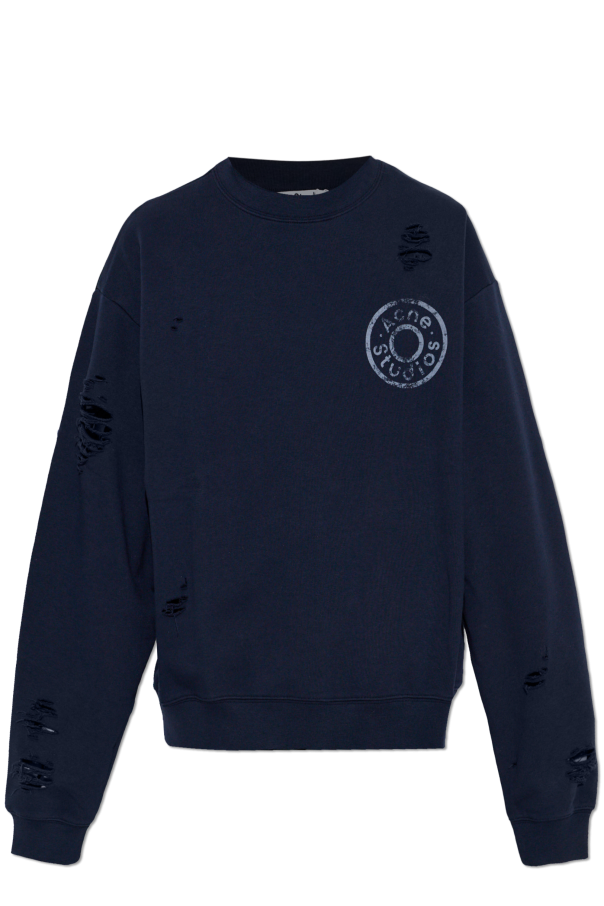 Sweatshirt with a vintage effect od Acne Studios