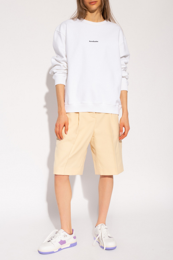 Acne Studios exposed-seam sweatshirt Neutrals