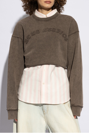 Acne Studios Krótka bluza z logo